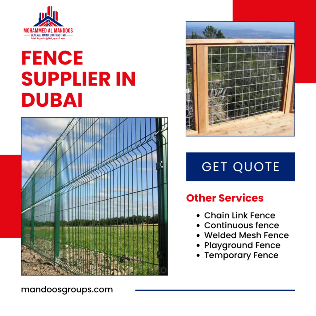 Fence supplier in dubai