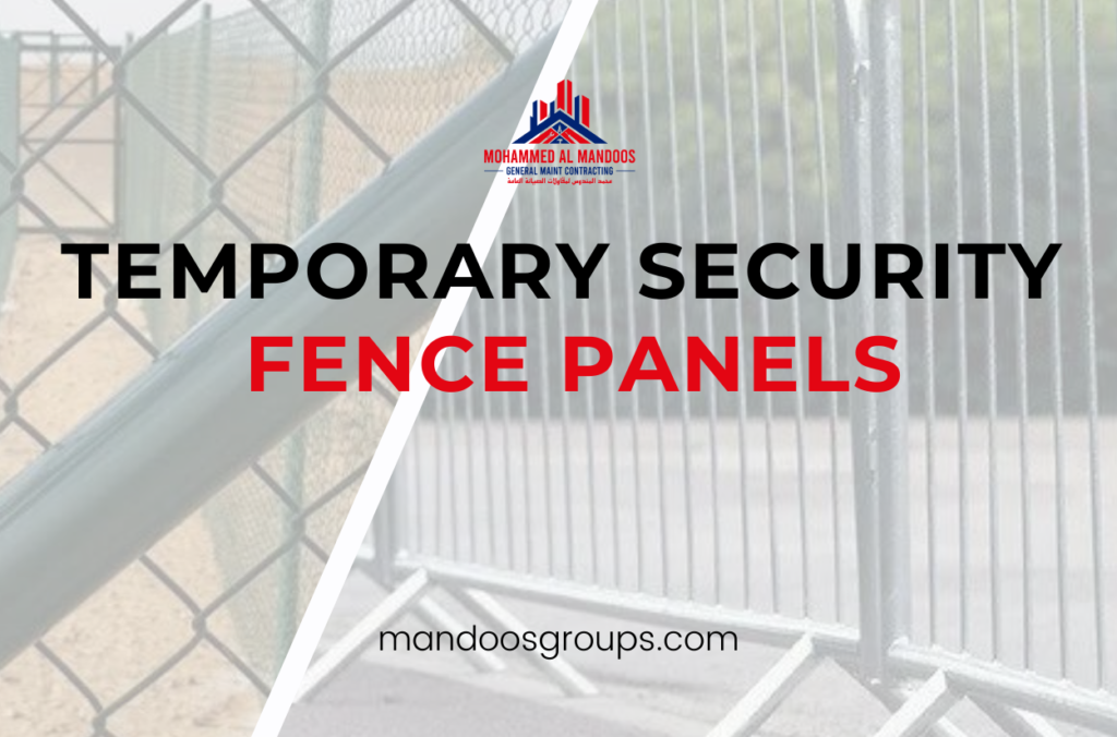 temporary security fence panels