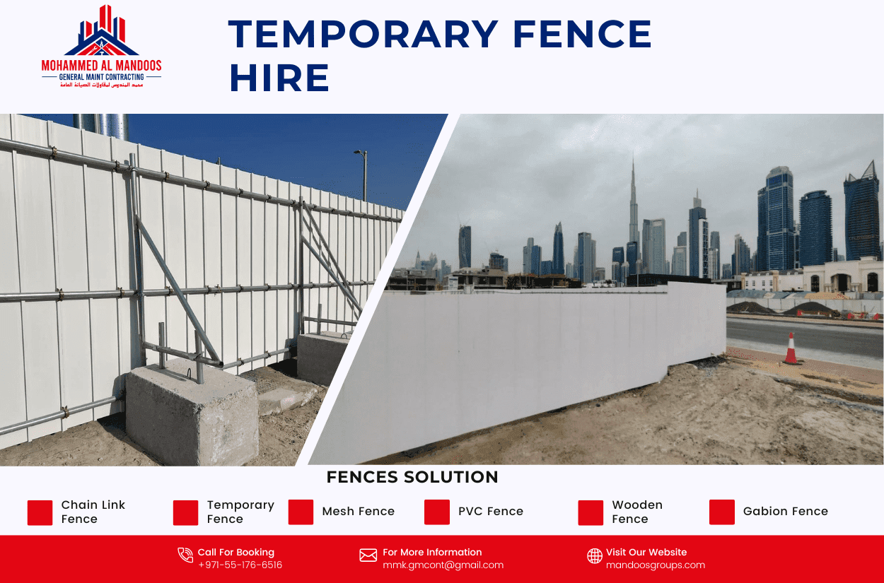temporary fence hire