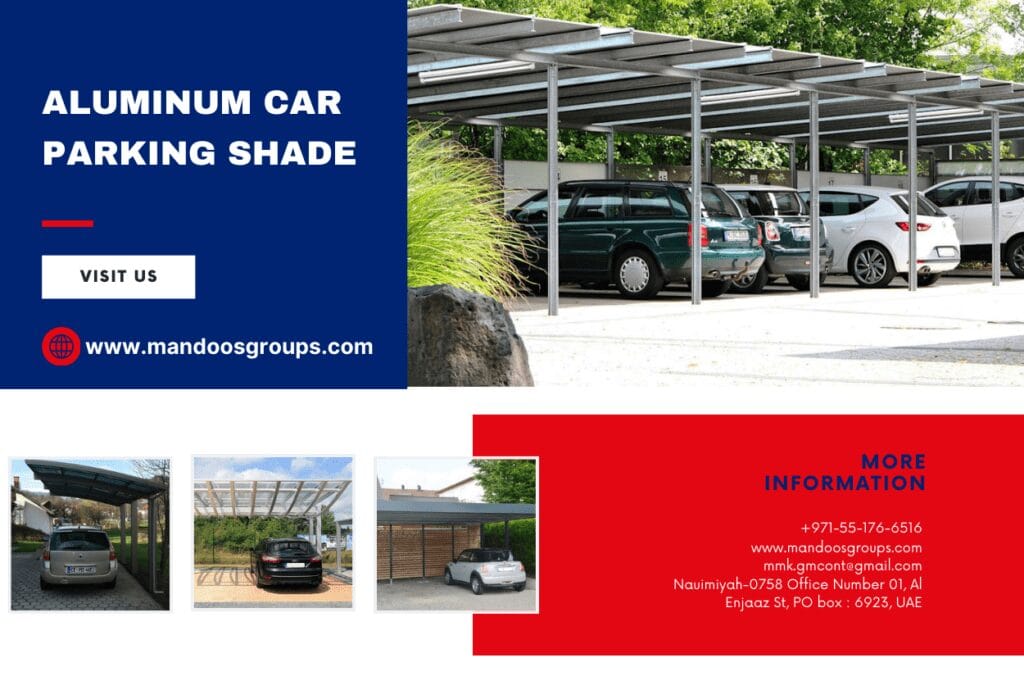 aluminum car parking shade