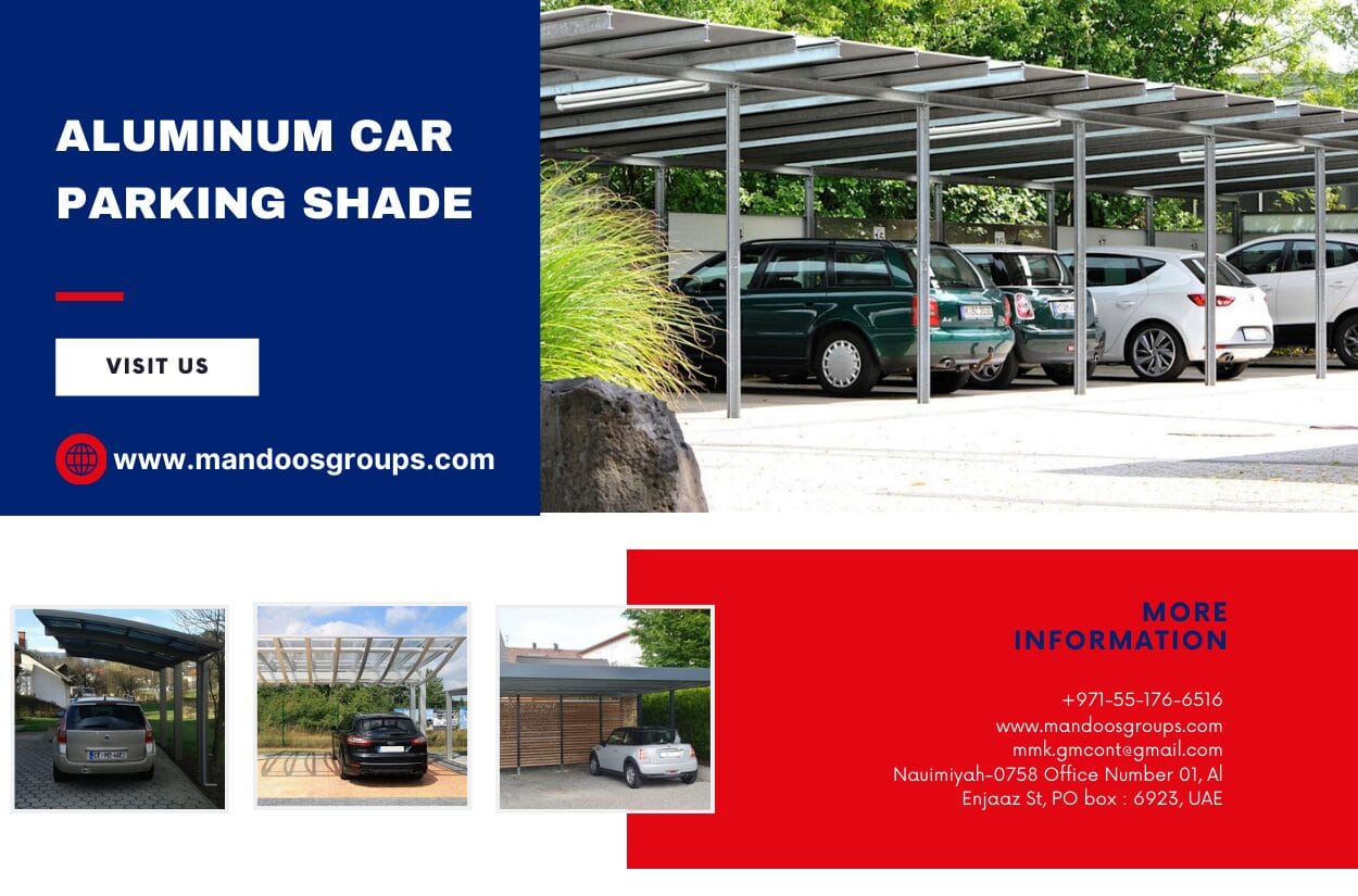 aluminum car parking shade