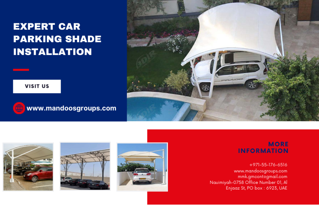 car parking shade installation