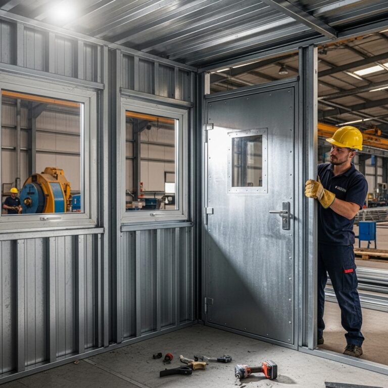Security Cab Modification Security Cabins UAE | Custom & Portable Guard Rooms